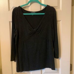 Dark grey Lauren top size L